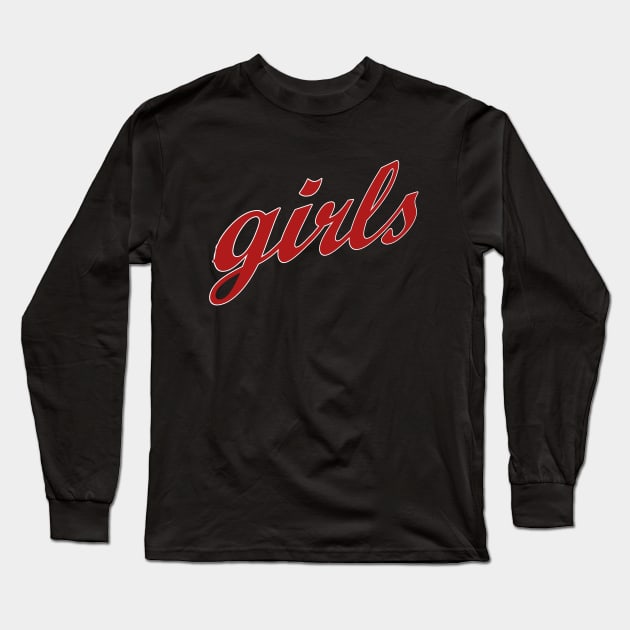 girls Long Sleeve T-Shirt by wael store